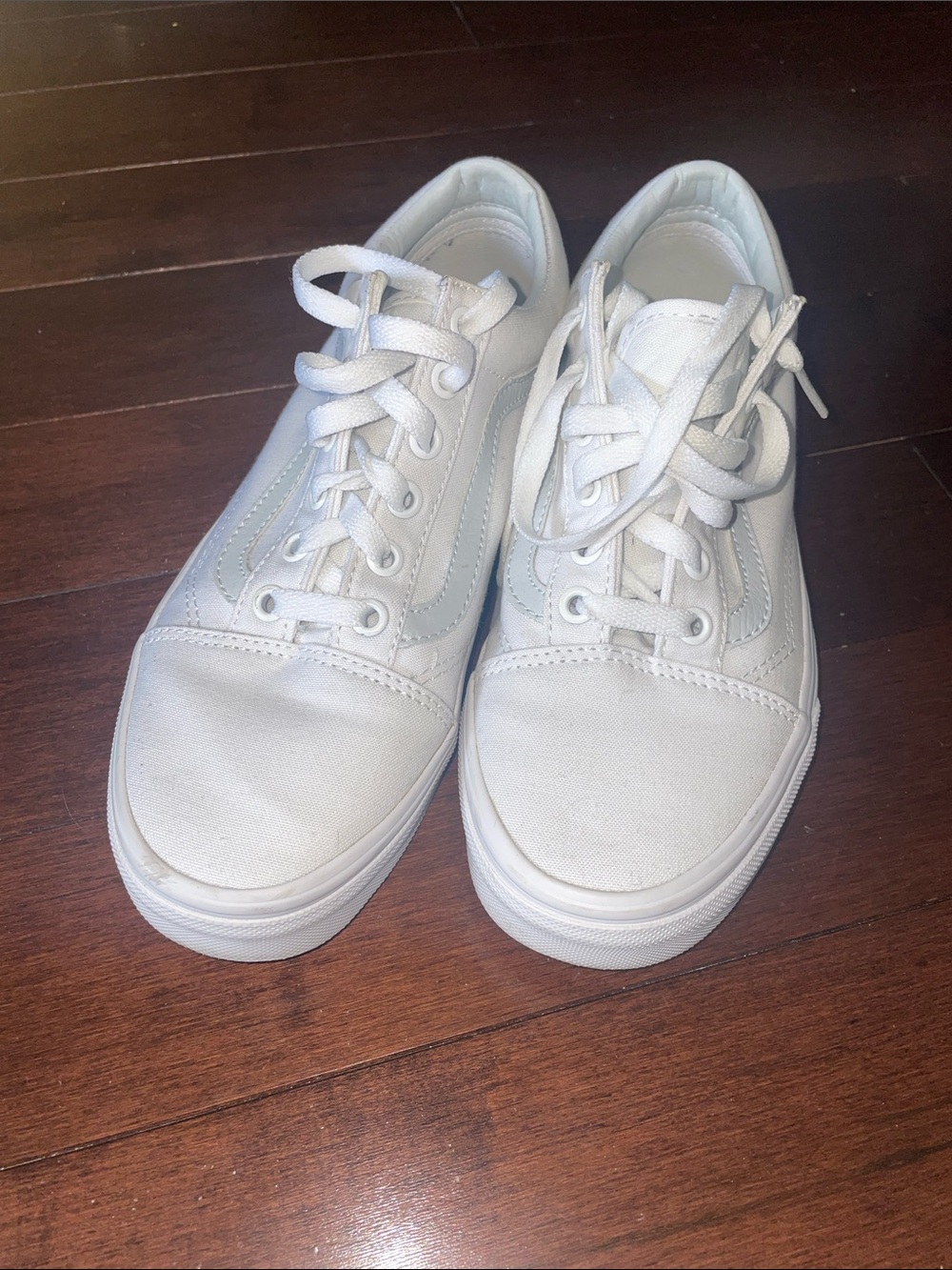White old school vans